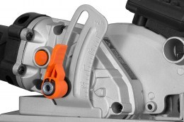 compact circular saw for laser beveling